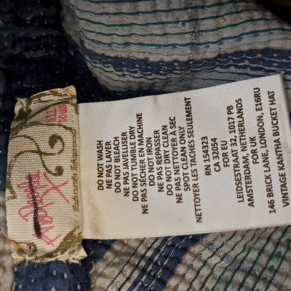 Free People NWOTs Vintage Kantha Bucket Hat - Picture 6 of 7